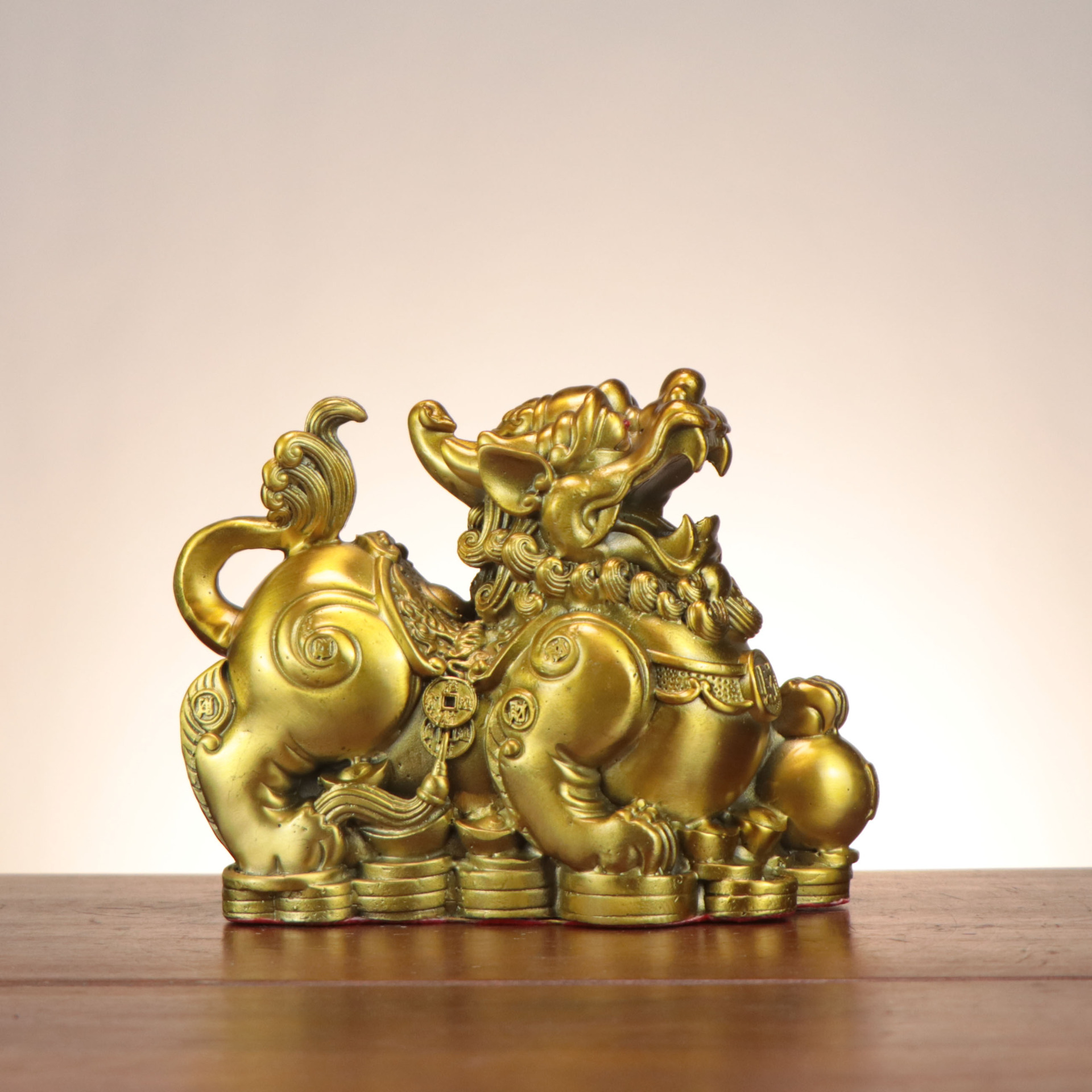 匠心独运，招财纳福 杨铜记如意金钱貔貅摆件赏析